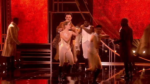 olivier awards hamilton GIF by Official London Theatre