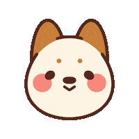 Shirostudio studio shiba shibainu shiro Sticker
