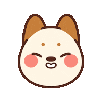 Shirostudio smile studio shiba shibainu Sticker