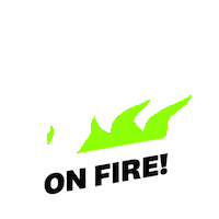 On Fire Sticker by Today