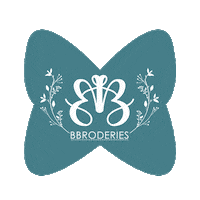 bbroderies brand butterfly marca smallbusiness Sticker