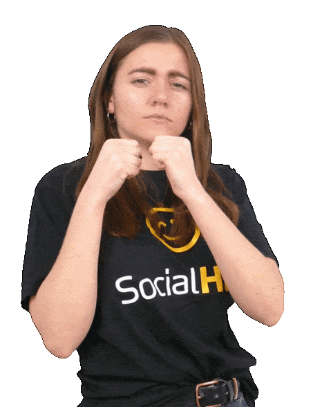 Fight Fighting Sticker by SocialHub