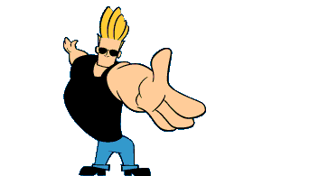 johnny bravo Sticker