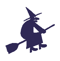 witch Sticker by Tim Lahan