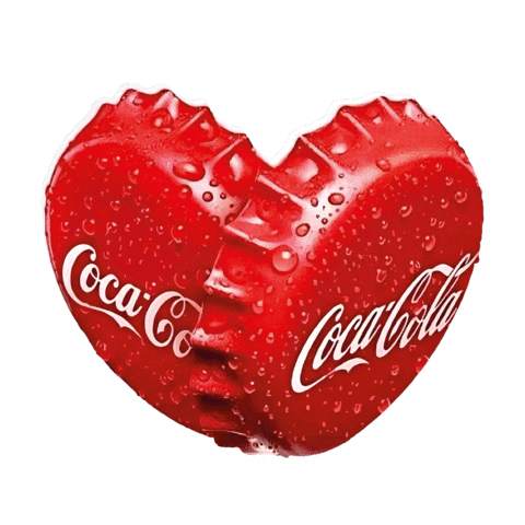 musicfestwithcoca-cola giphyupload heart coke coca-cola Sticker