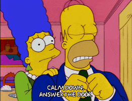 scared homer simpson GIF