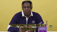I Love Peanut Butter And Jelly Sandwiches!