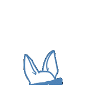 PawsForWalks dog dog walker blue and white pet sitting Sticker