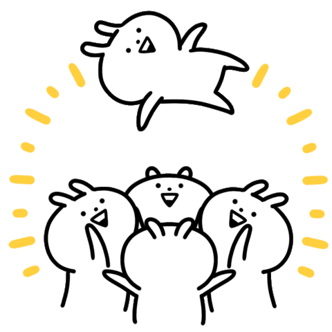 Happy Cartoon Sticker by Minto Inc.