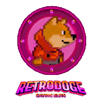 Dogecoin Sticker by Retro Doge