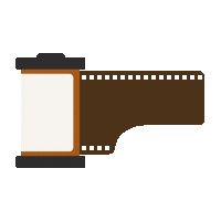 Film Orange Sticker by Elite Foto