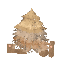 Christmas Tree Sticker by The Pampas Mama