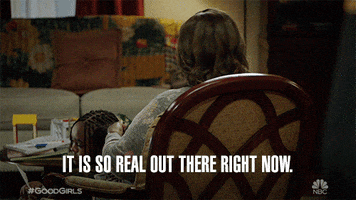 it is so real out there right now season 2 GIF by Good Girls