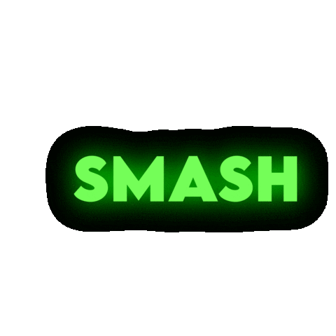 Neon Smash Sticker by CYBERZ