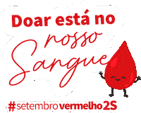 Blood Donation Doacao De Sangue Sticker by Setembro Vermelho 2S