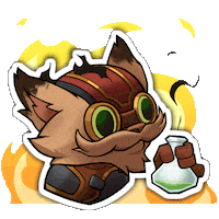 This Is Fine Riot Games Sticker by League of Legends