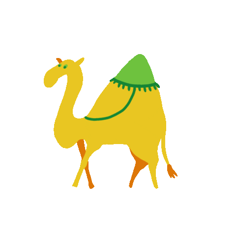Walk Camel Sticker