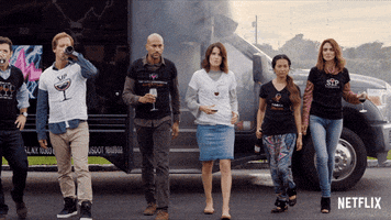 slow motion squad GIF by NETFLIX