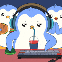 Log In Game Time GIF by Pudgy Penguins