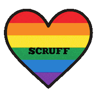 Gay Pride Sticker by SCRUFF