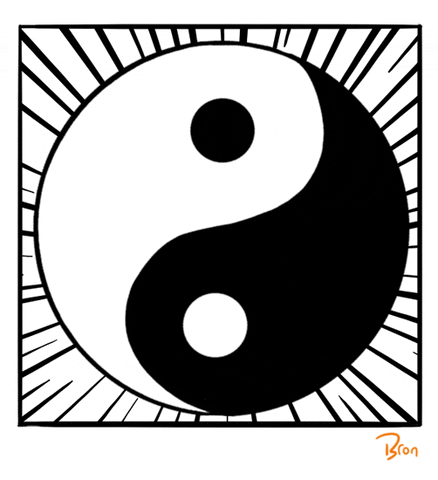 Yin Yang Harmony GIF by YoMeryl