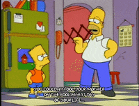 Angry Season 4 GIF by The Simpsons