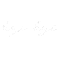 Bye Bye Text Sticker