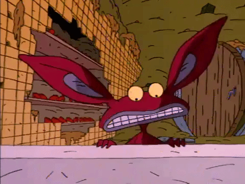 nickrewind giphydvr nicksplat aaahh real monsters giphyarm041 GIF