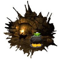 Halloween Fire Sticker