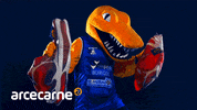 FernandoArcecarne comida basket dino baloncesto GIF
