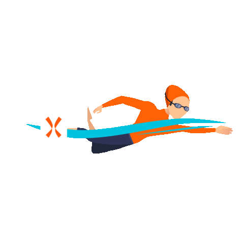 Swim Swimming Sticker by Sport For All