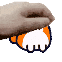 PokiTheHamster meme sticker hand pet Sticker