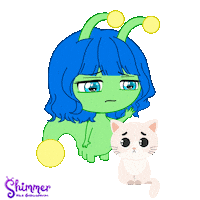 Sad Break Up Sticker by ShimmertheGlowworm