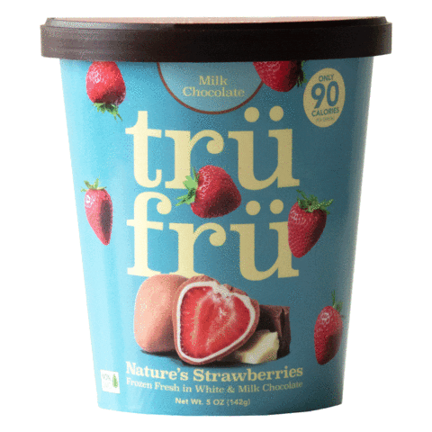 Strawberry Sticker by Tru Fru