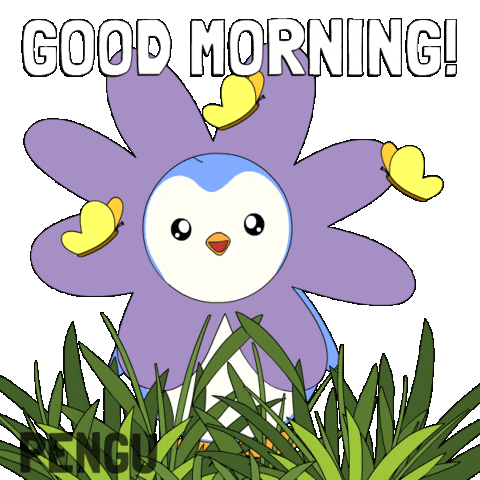 Good Morning Sticker by Pudgy Penguins