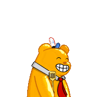 Good Morning Nft Sticker by SuperRareBears
