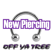 Jewellery Piercing Sticker by Off Ya Tree