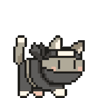 cat kitty Sticker by Eto