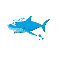 Aquatixclub agua azul mar piscina Sticker