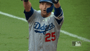 los angeles dodgers freese GIF by MLB