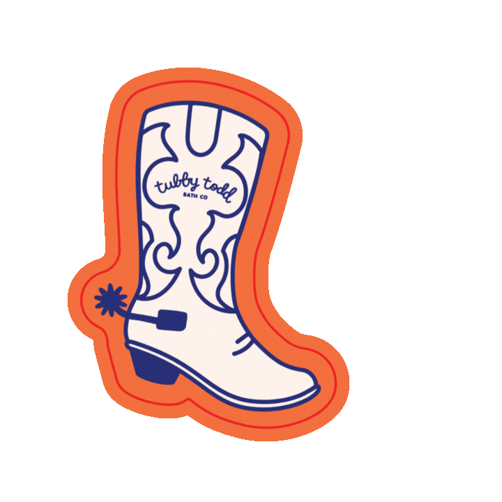 Dallas Boot Sticker by TubbyTodd