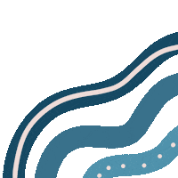 Blue Lines Design Sticker