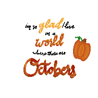 Rlweasley fall autumn october pumpkins Sticker