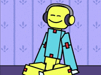 Vibing Favorite Song GIF by Stikbot