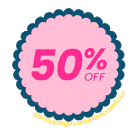 shoppingdoscosmeticosoficial off promocao desconto 50off Sticker