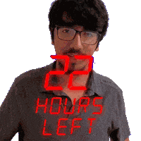 22 Hours Sticker