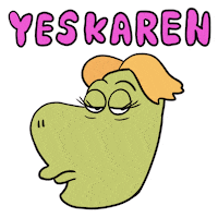 Dinosaur Yes Sticker by Luigi Segre