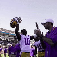 Lsu Football Win GIF by LSU Tigers