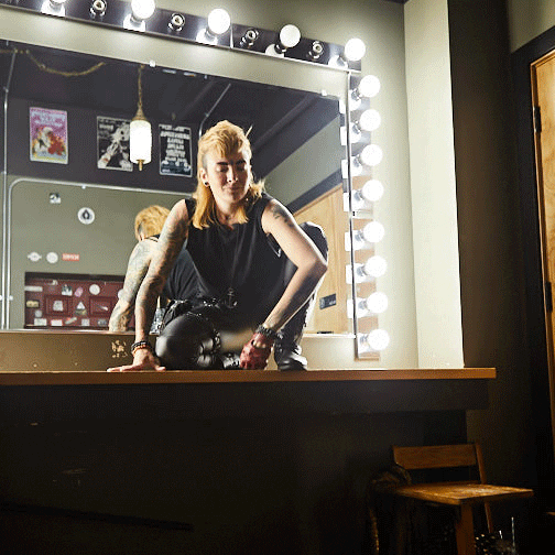 Jump Mirror GIF by wade.photo