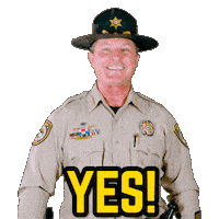 Sticker Yes Sticker by Pinal County Sheriff's Office